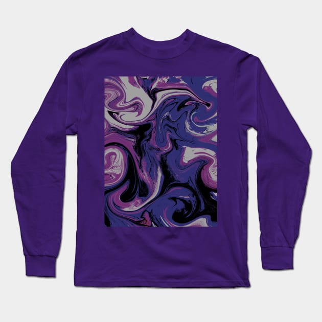 Purple cloud Long Sleeve T-Shirt by Sinmara